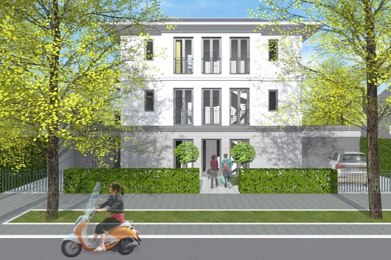 Villa Mauerkircher - München Visualisierung Fassade