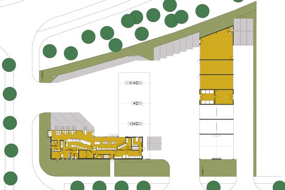 Tankstelle an der Messe - Grundriss EG