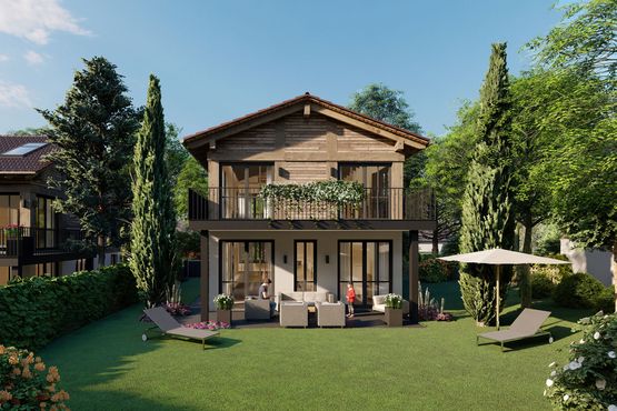 02 T5 Visualisierung Haus1 Gartenansicht