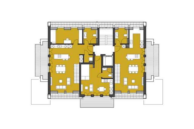 Das Haus am Park - Grundriss Dachgeschoss