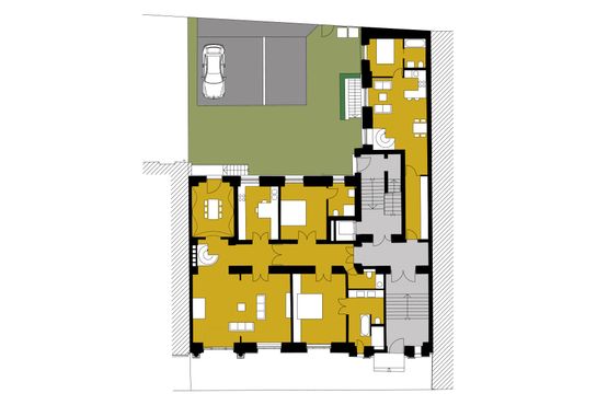 Prinz-Ludwig Straße - München Grundriss Erdgeschoss